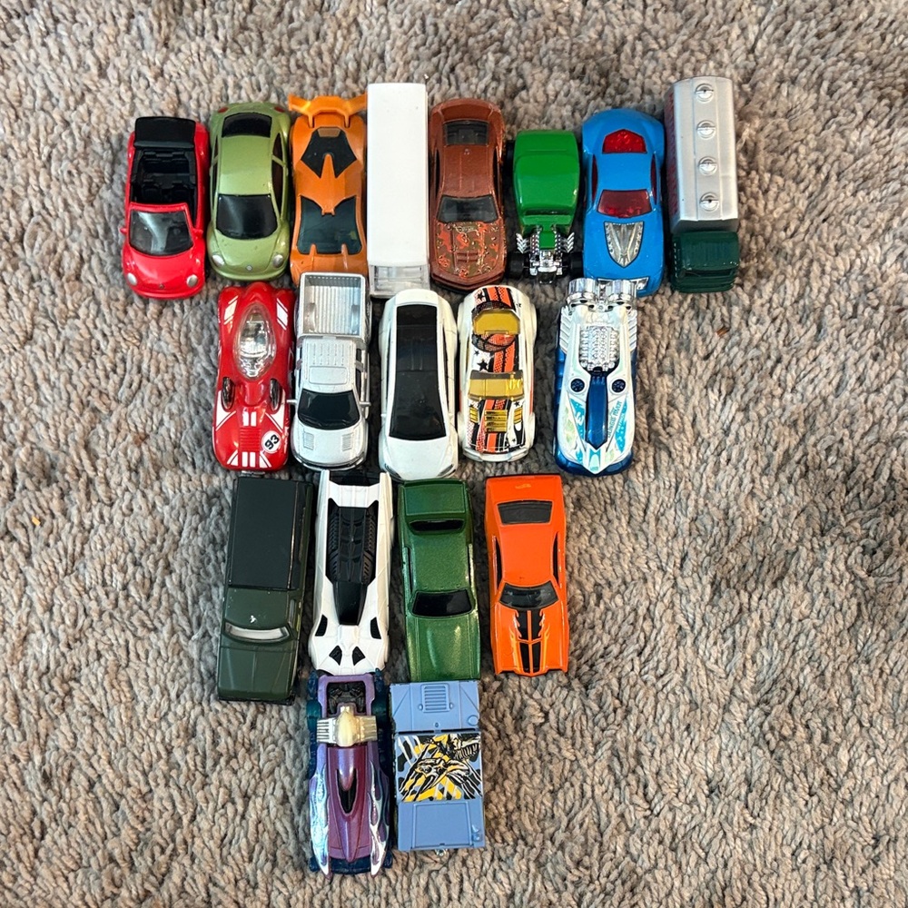 Assorted Hot Wheels Toy Cars Set
